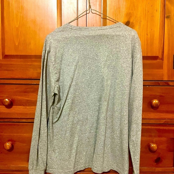 Polo by Ralph Lauren Heather Gray Long Sleeve Tee - Medium - Picture 5 of 5